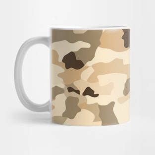 tan brown desert camo pattern Mug